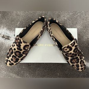 Marc Fisher animal print velvet loafer - 8.5 - worn once as new